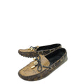 Louis Vuitton Brown Monogram Gloria Flat Loafers 38