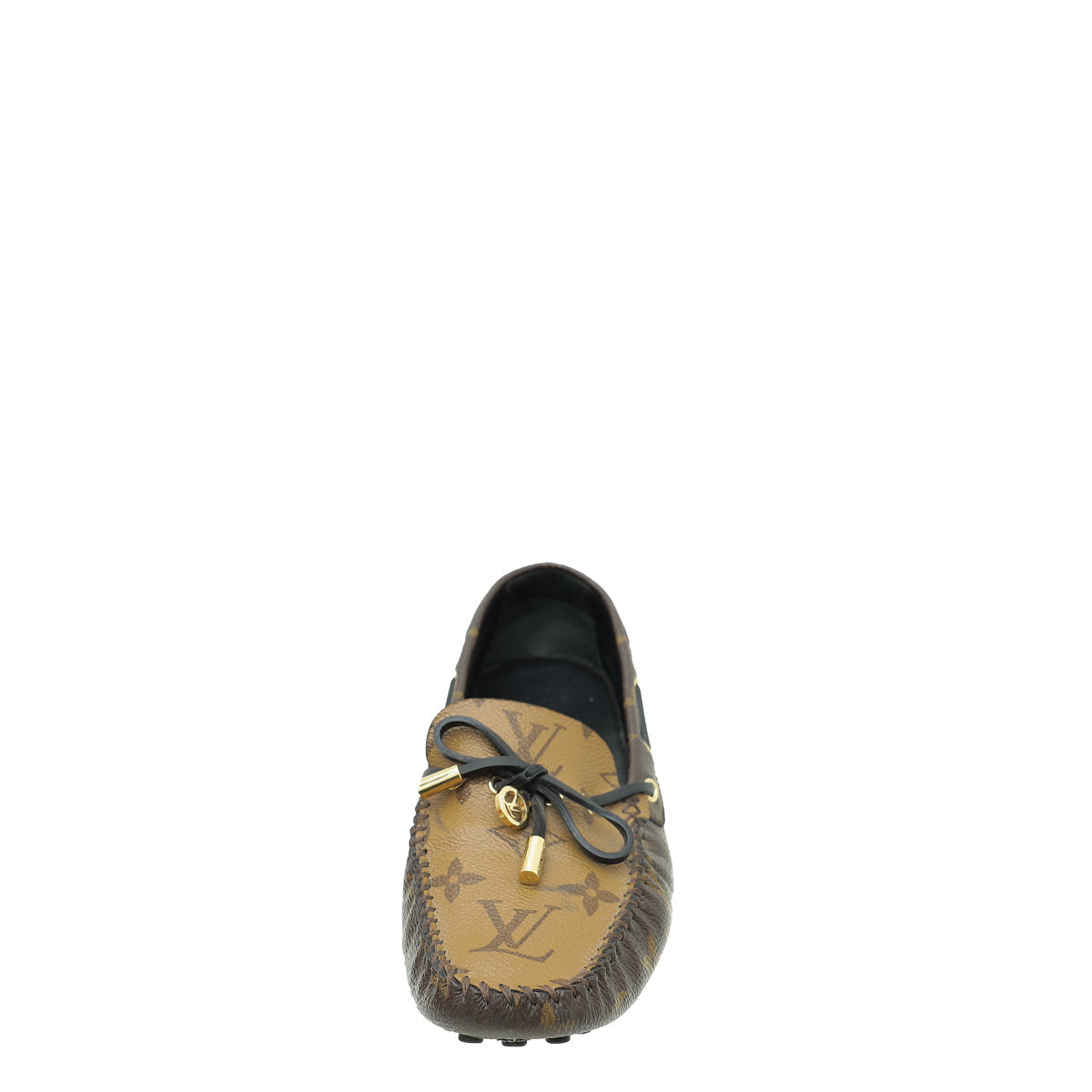 Louis Vuitton Brown Monogram Gloria Flat Loafers 38