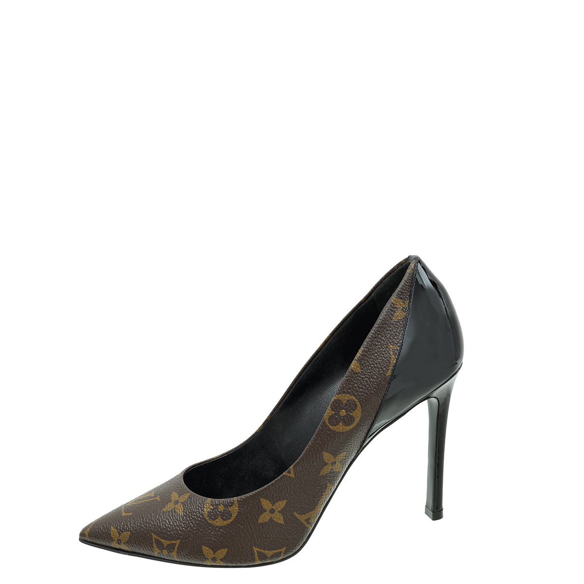 Louis Vuitton Monogram Black Cherie Pump 38