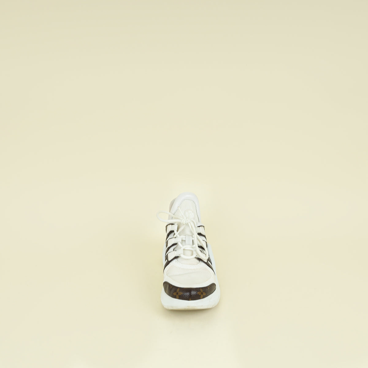 Louis Vuitton White Monogram Archlight Sneaker 38