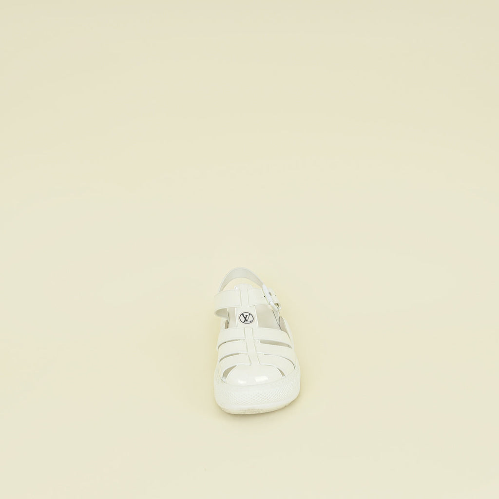 Louis Vuitton White Archlight 1.0 Line Roman Sandal 38