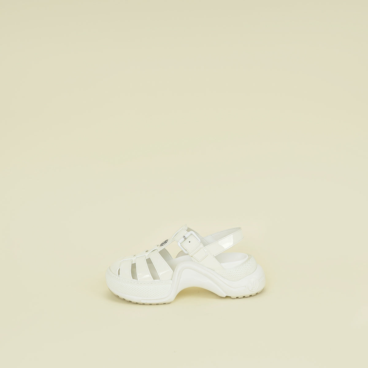 Louis Vuitton White Archlight 1.0 Line Roman Sandal 38