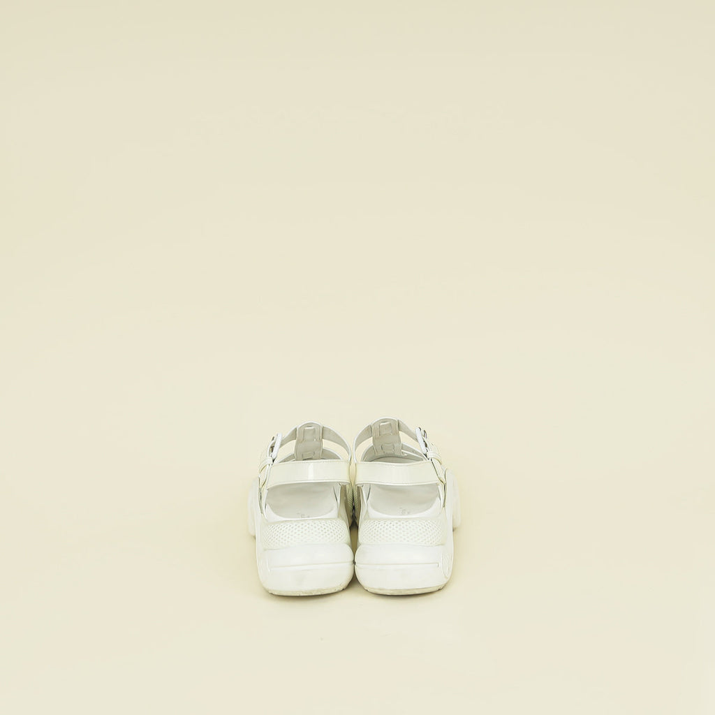 Louis Vuitton White Archlight 1.0 Line Roman Sandal 38
