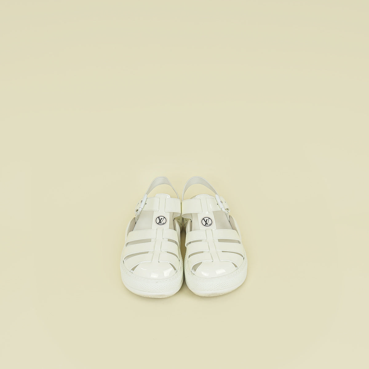Louis Vuitton White Archlight 1.0 Line Roman Sandal 38