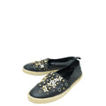 Louis Vuitton Black Tropical Bloom Espadrille 38