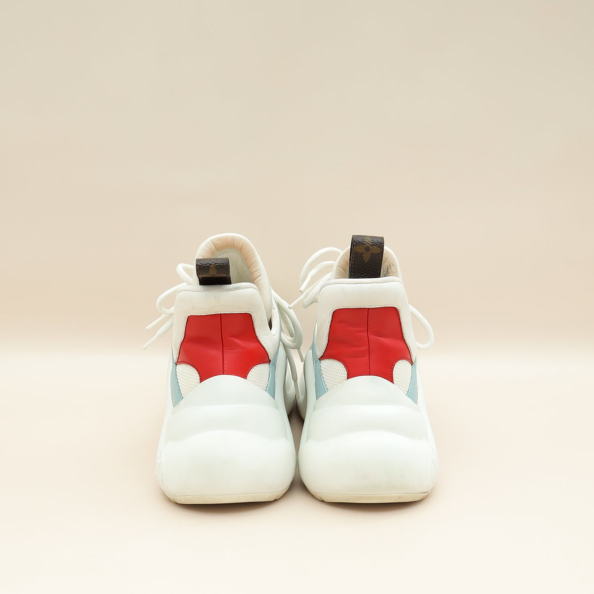 Louis Vuitton White Multicolor Archlight Sneaker 38