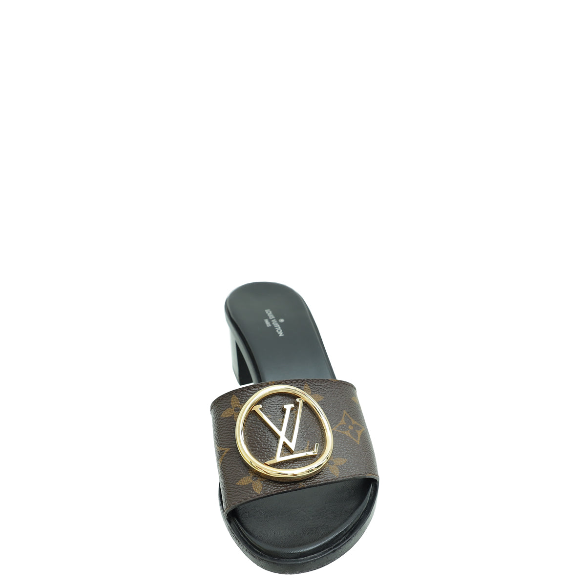 Louis Vuitton Brown Monogram Lock It Mules 38
