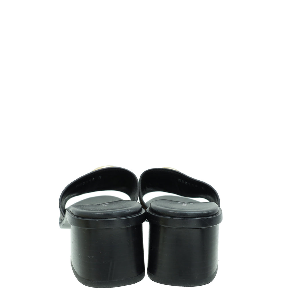 Louis Vuitton Brown Monogram Lock It Mules 38