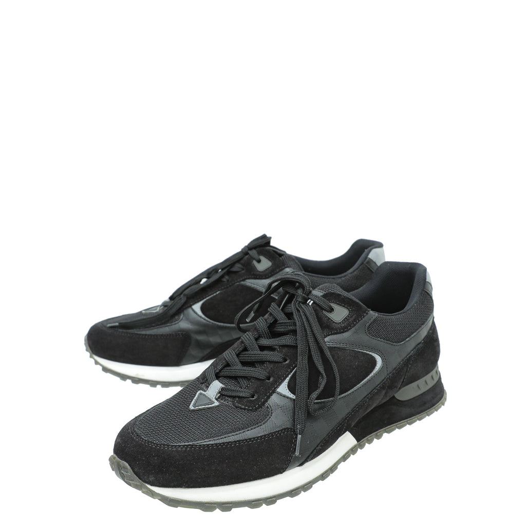 Louis Vuitton Back Suede Damier-Trimmed Runaway Sneakers 6