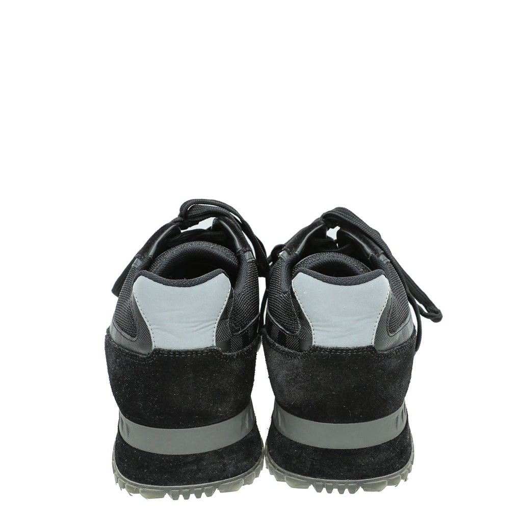 Louis Vuitton Back Suede Damier-Trimmed Runaway Sneakers 6