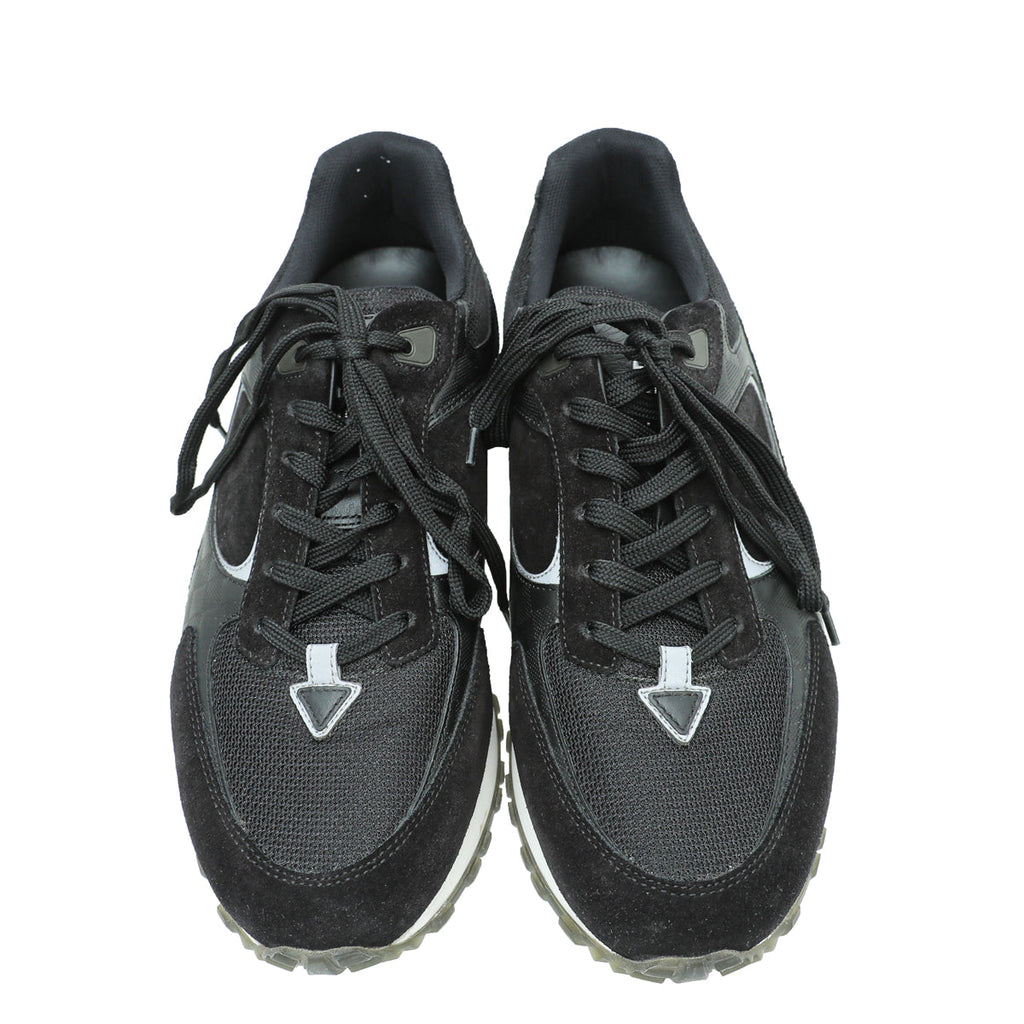 Louis Vuitton Back Suede Damier-Trimmed Runaway Sneakers 6
