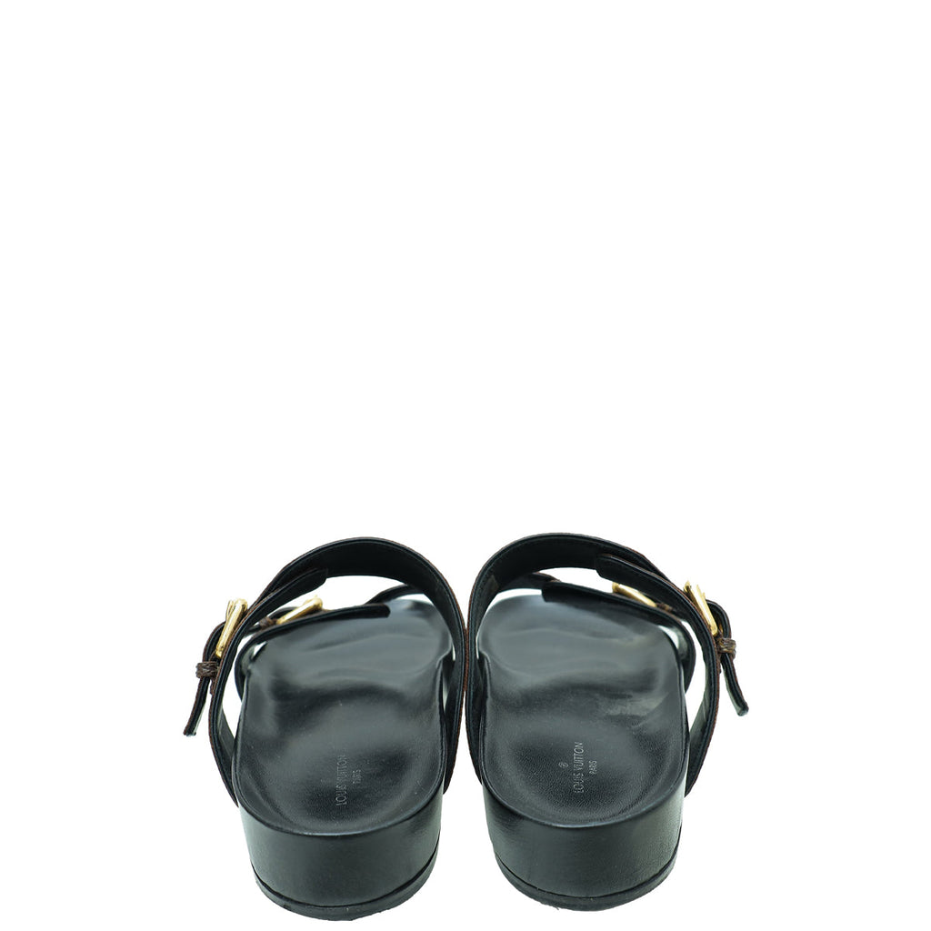 Louis Vuitton Bicolor Monogram Bom Dia Flat Mule 39