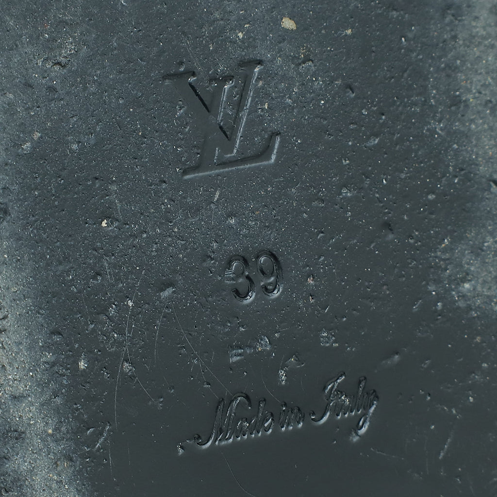 Louis Vuitton Bicolor Monogram Bom Dia Flat Mule 39