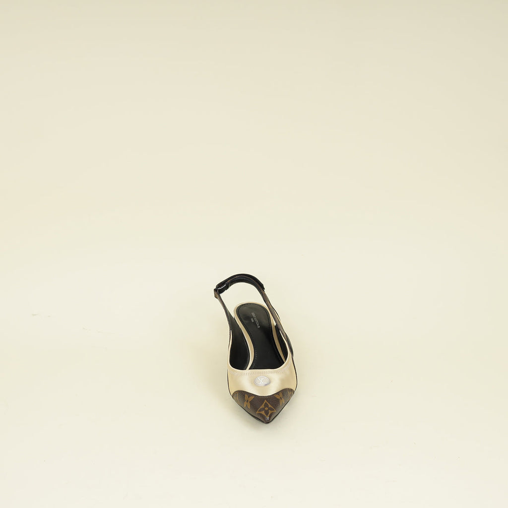 Louis Vuitton Bicolor Archlight Slingback Pump 39