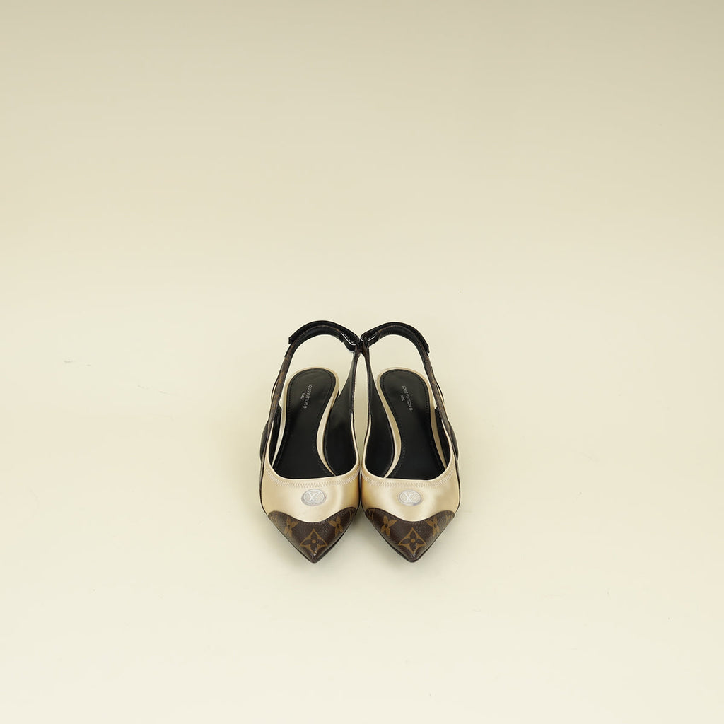 Louis Vuitton Bicolor Archlight Slingback Pump 39