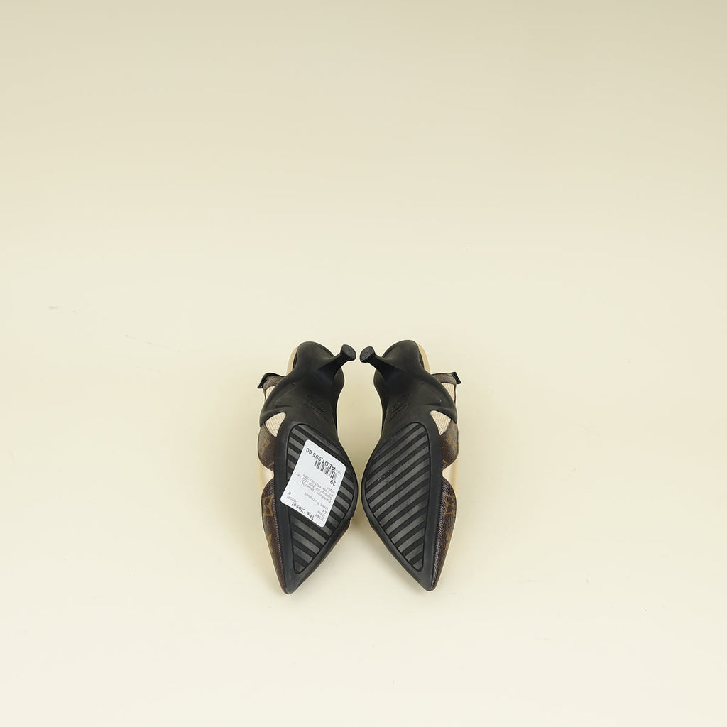 Louis Vuitton Bicolor Archlight Slingback Pump 39