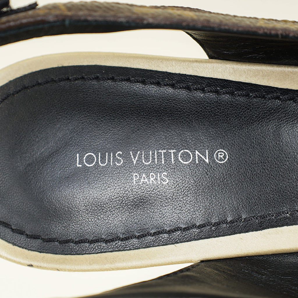 Louis Vuitton Bicolor Archlight Slingback Pump 39