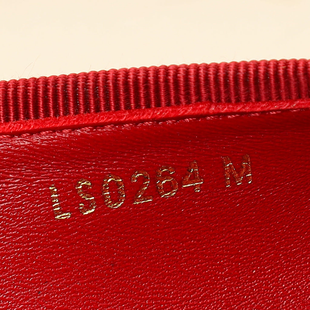 Louis Vuitton Rouge Romy Flat Ballerina 39