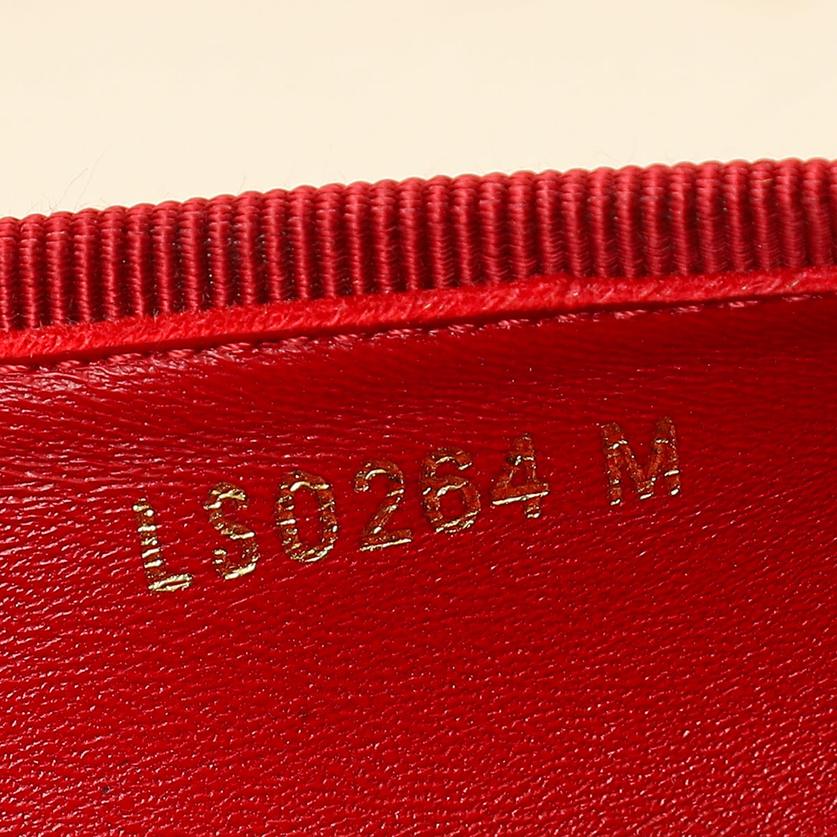 Louis Vuitton Rouge Romy Flat Ballerina 39