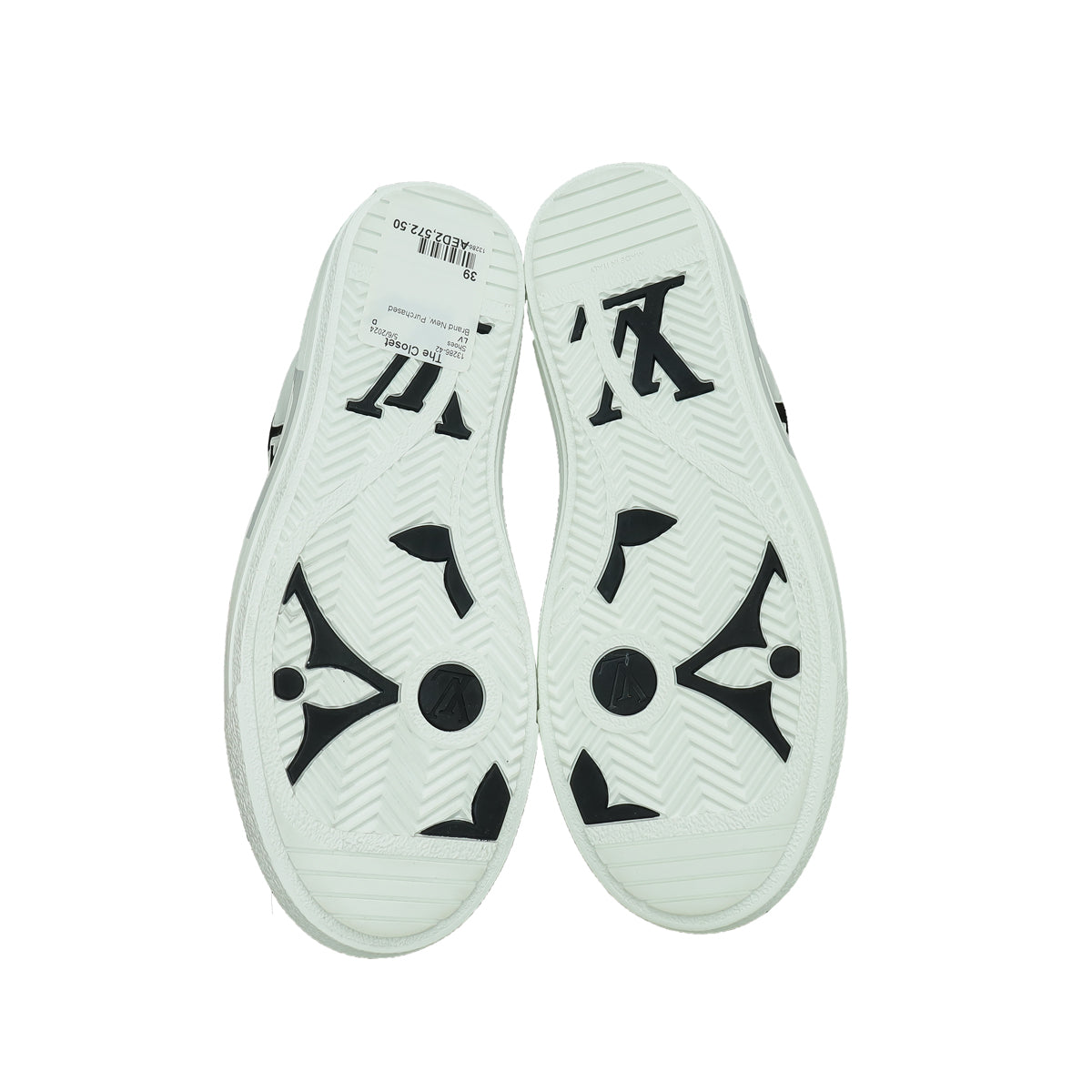 Louis Vuitton Bicolor Monogram Charlie Trainers Sneaker 39