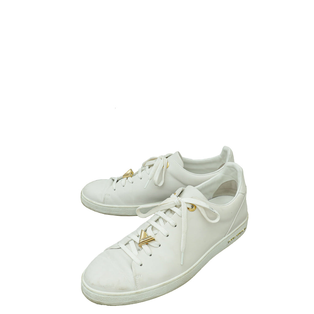Louis Vuitton White Frontrow V Sneakers 40