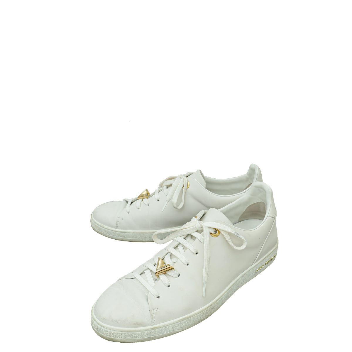 Louis Vuitton White Frontrow V Sneakers 40