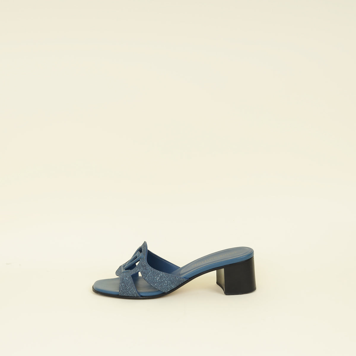 Louis Vuitton Dark Blue Isola Denim Effect Mules 40