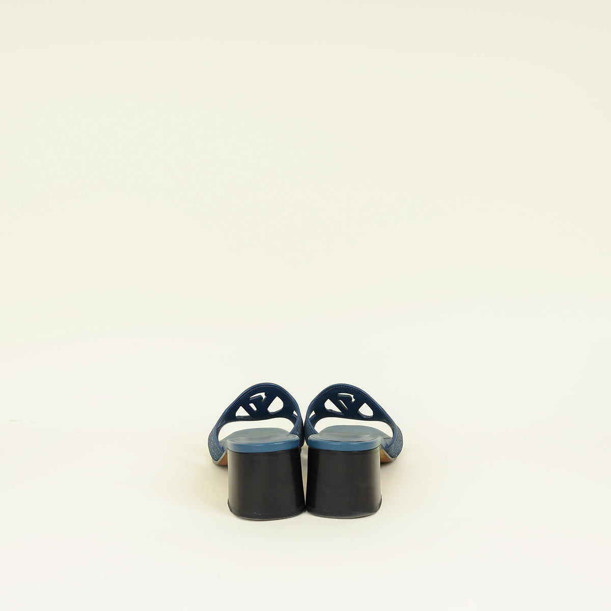 Louis Vuitton Dark Blue Isola Denim Effect Mules 40
