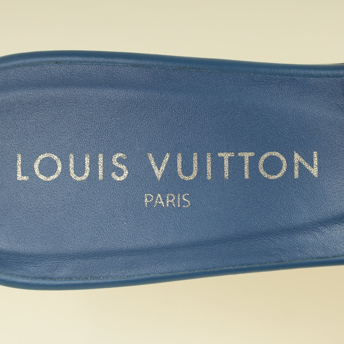 Louis Vuitton Dark Blue Isola Denim Effect Mules 40