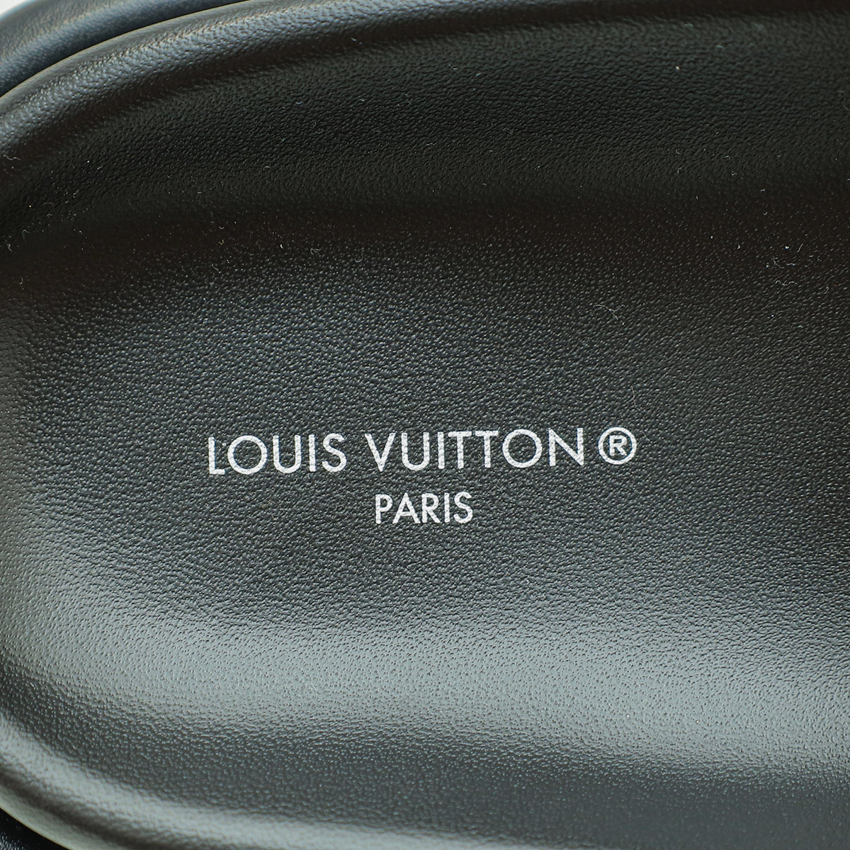 Louis Vuitton Black Monogram Fabric Embossed Monogram Pool Pillow Comfort Mules 41