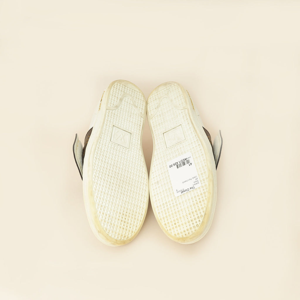 Louis Vuitton Monogram White Frontrow Sneaker 41