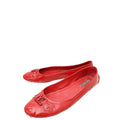 Louis Vuitton Red Oxford Ballerina Flats 41