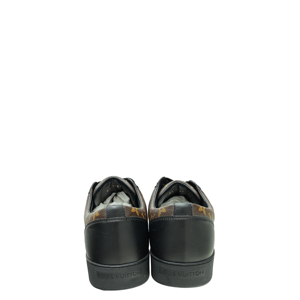 Louis Vuitton Monogram Black Match Up Sneaker 7.5