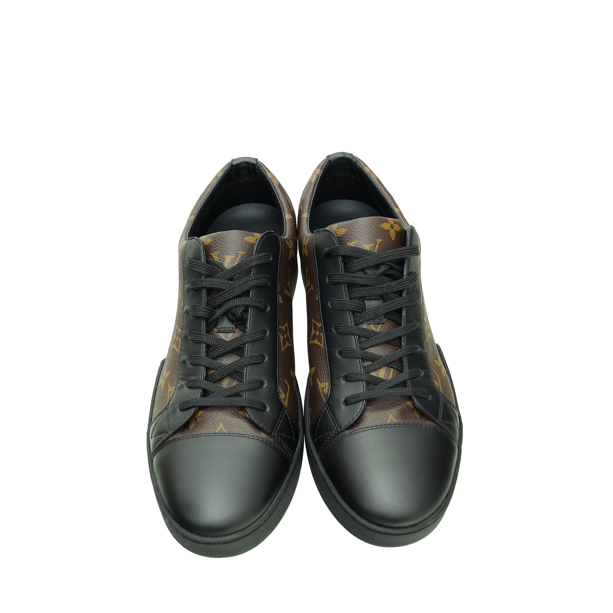 Louis Vuitton Monogram Black Match Up Sneaker 7.5