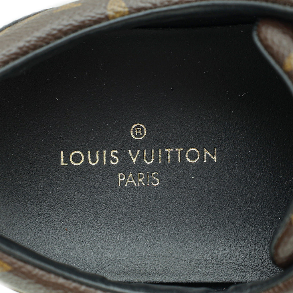 Louis Vuitton Monogram Black Match Up Sneaker 7.5