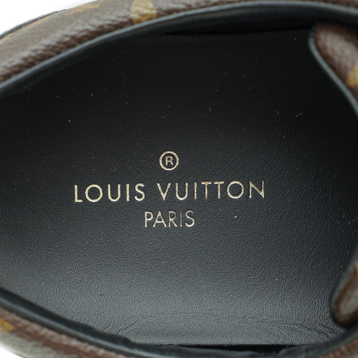 Louis Vuitton Monogram Black Match Up Sneaker 7.5