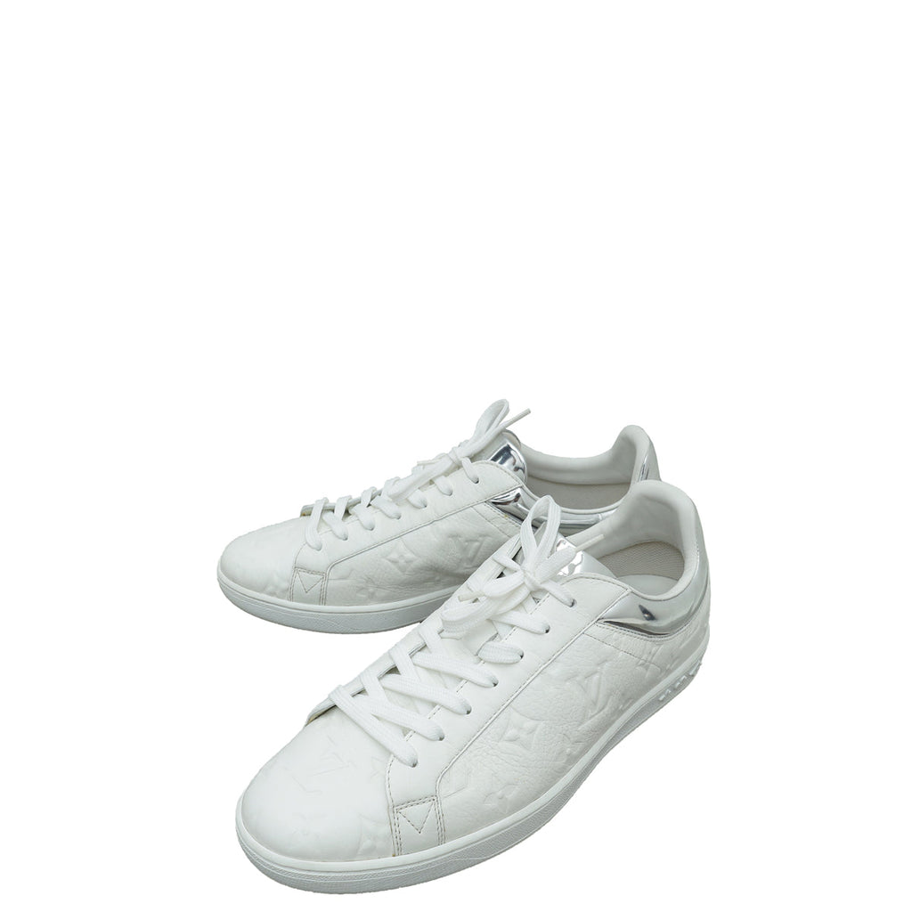 Louis Vuitton Bicolor Monogram Embossed Luxembourg Trainer Sneakers 7