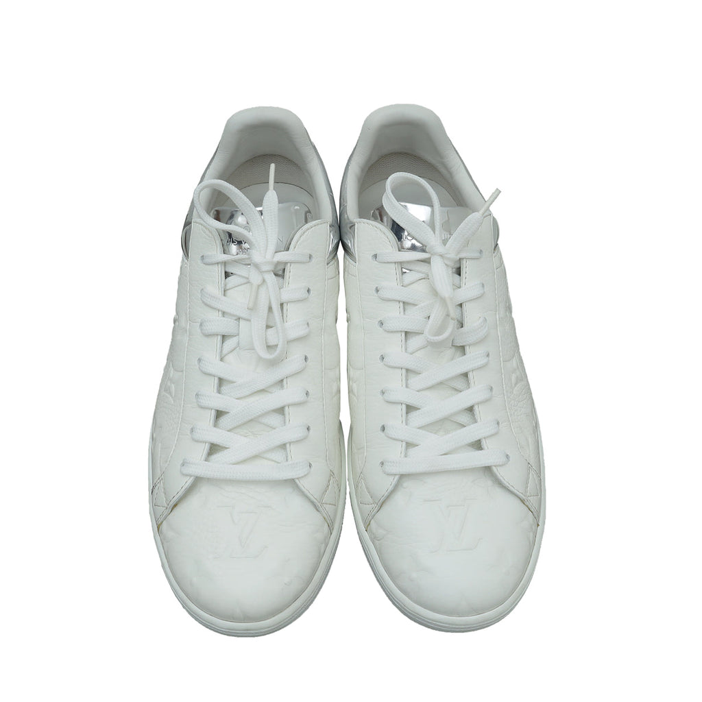 Louis Vuitton Bicolor Monogram Embossed Luxembourg Trainer Sneakers 7
