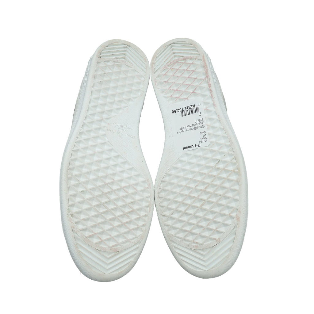 Louis Vuitton Bicolor Monogram Embossed Luxembourg Trainer Sneakers 7