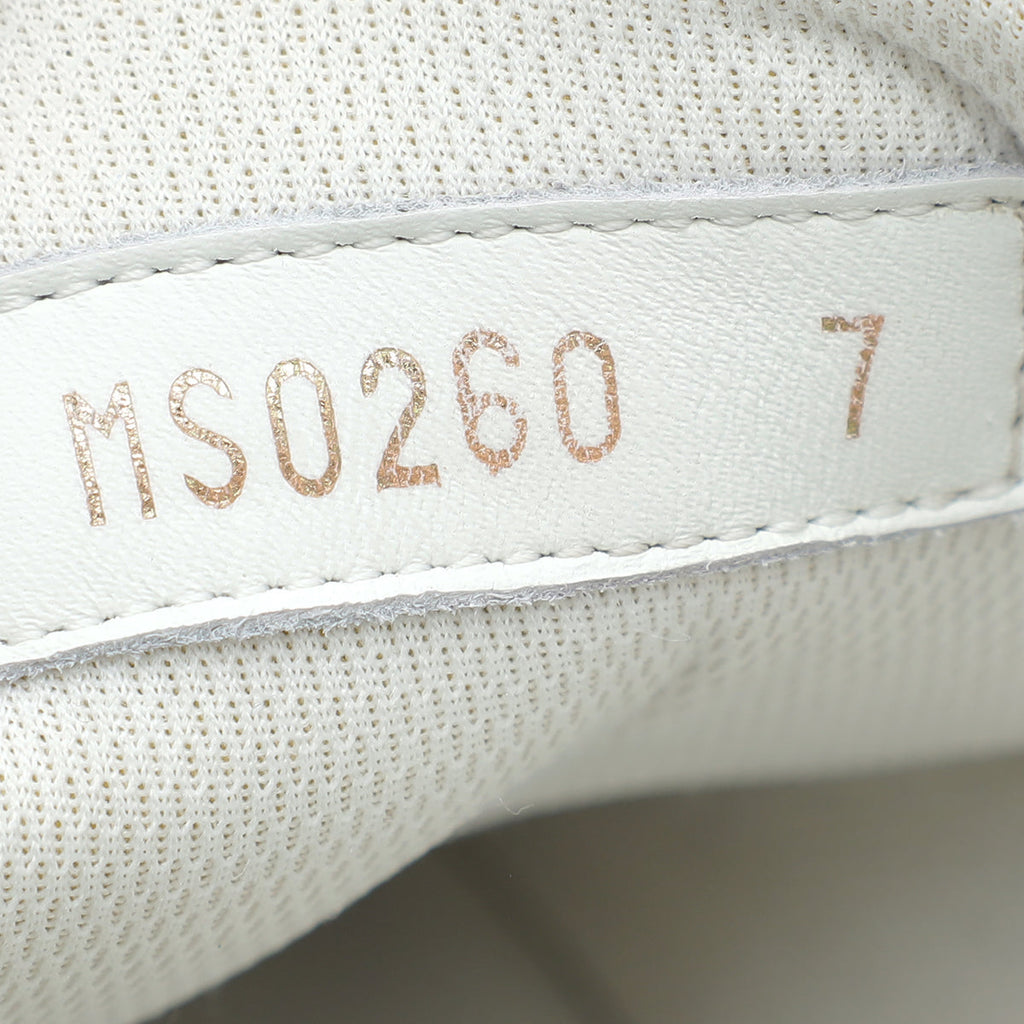 Louis Vuitton Bicolor Monogram Embossed Luxembourg Trainer Sneakers 7