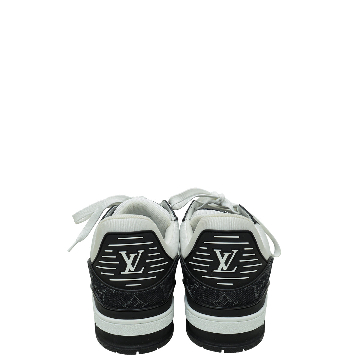 Louis Vuitton Monogram Denim Empreinte Trainers Sneaker 8.5