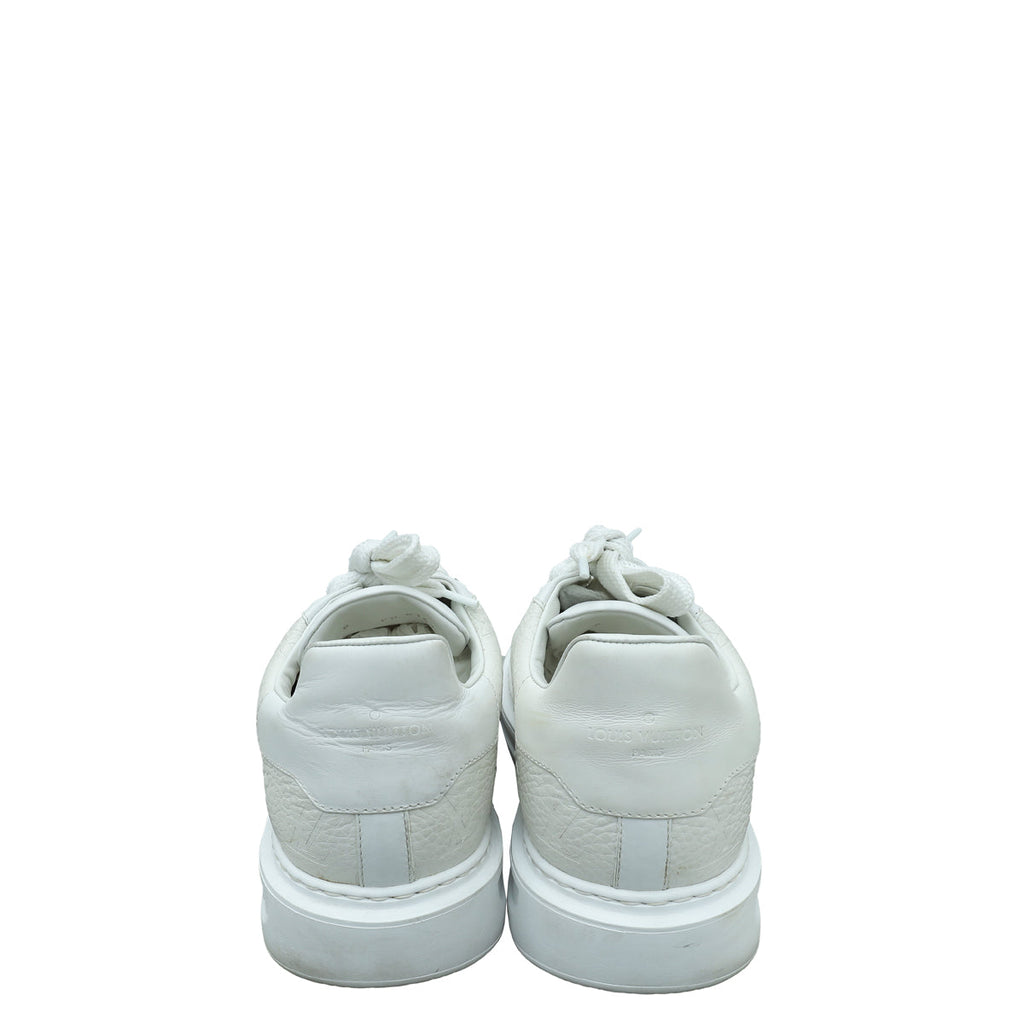 Louis Vuitton White Monogram Calfskin Blaster Sneakers 8