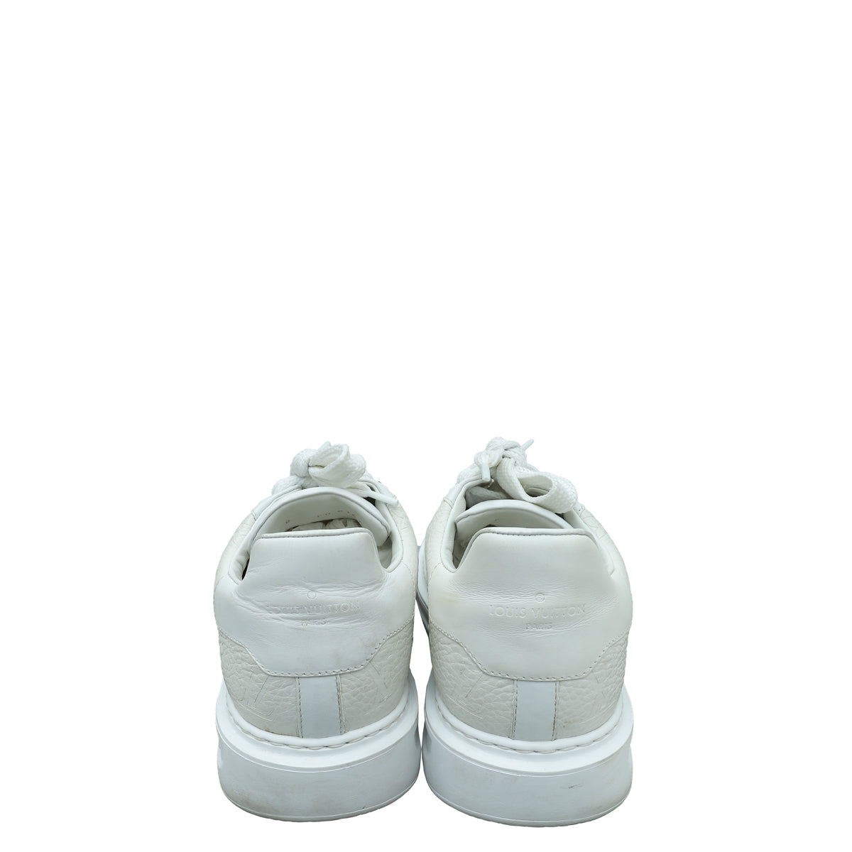 Louis Vuitton White Monogram Calfskin Blaster Sneakers 8