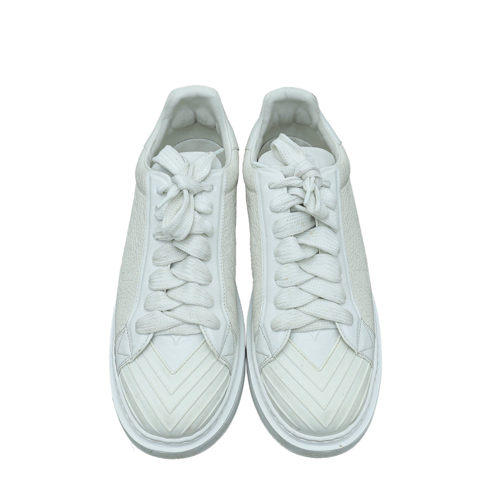 Louis Vuitton White Monogram Calfskin Blaster Sneakers 8