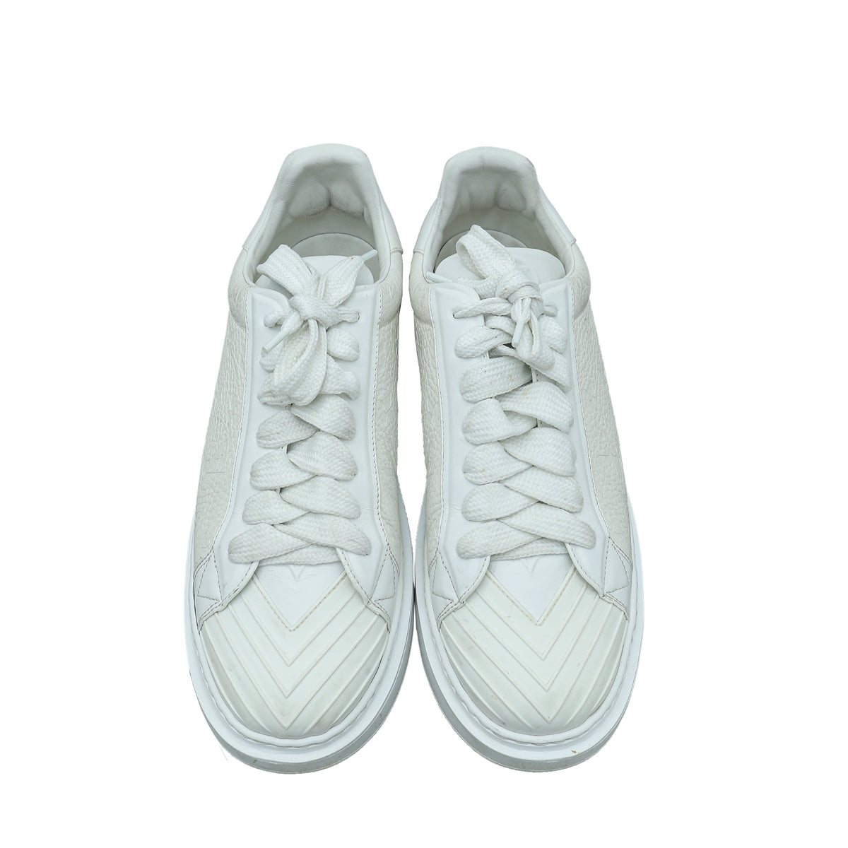 Louis Vuitton White Monogram Calfskin Blaster Sneakers 8