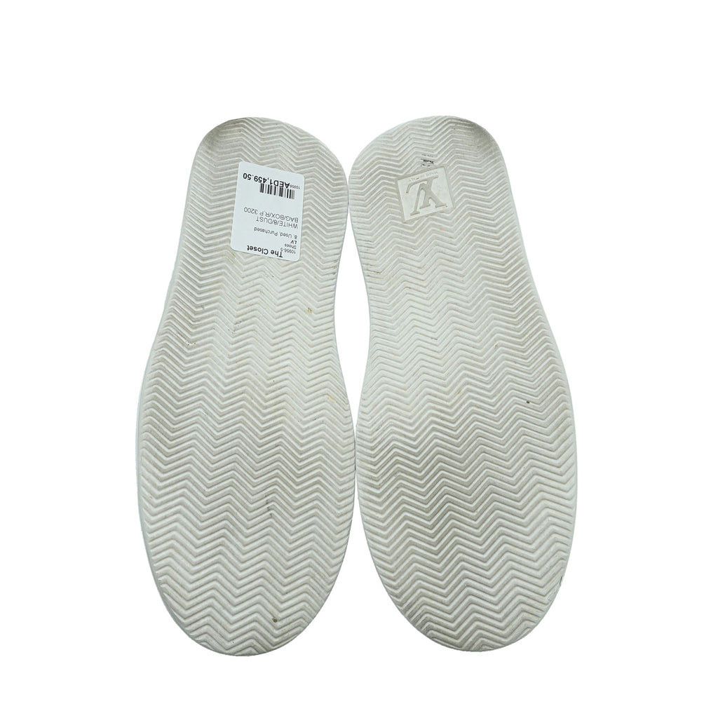 Louis Vuitton White Monogram Calfskin Blaster Sneakers 8