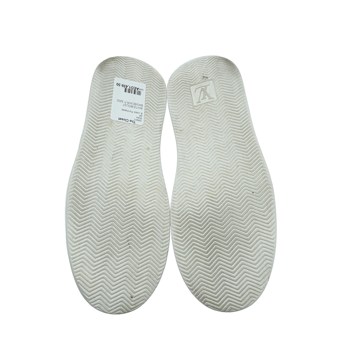 Louis Vuitton White Monogram Calfskin Blaster Sneakers 8