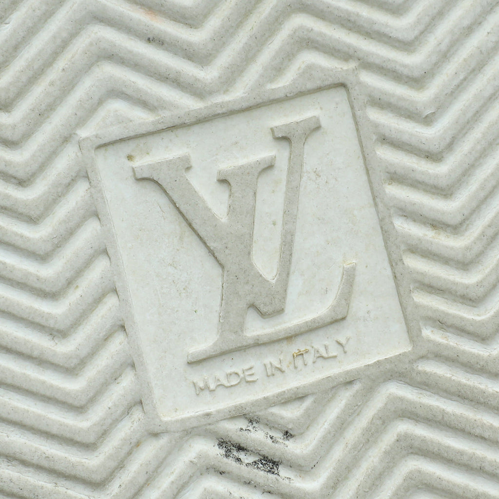 Louis Vuitton White Monogram Calfskin Blaster Sneakers 8
