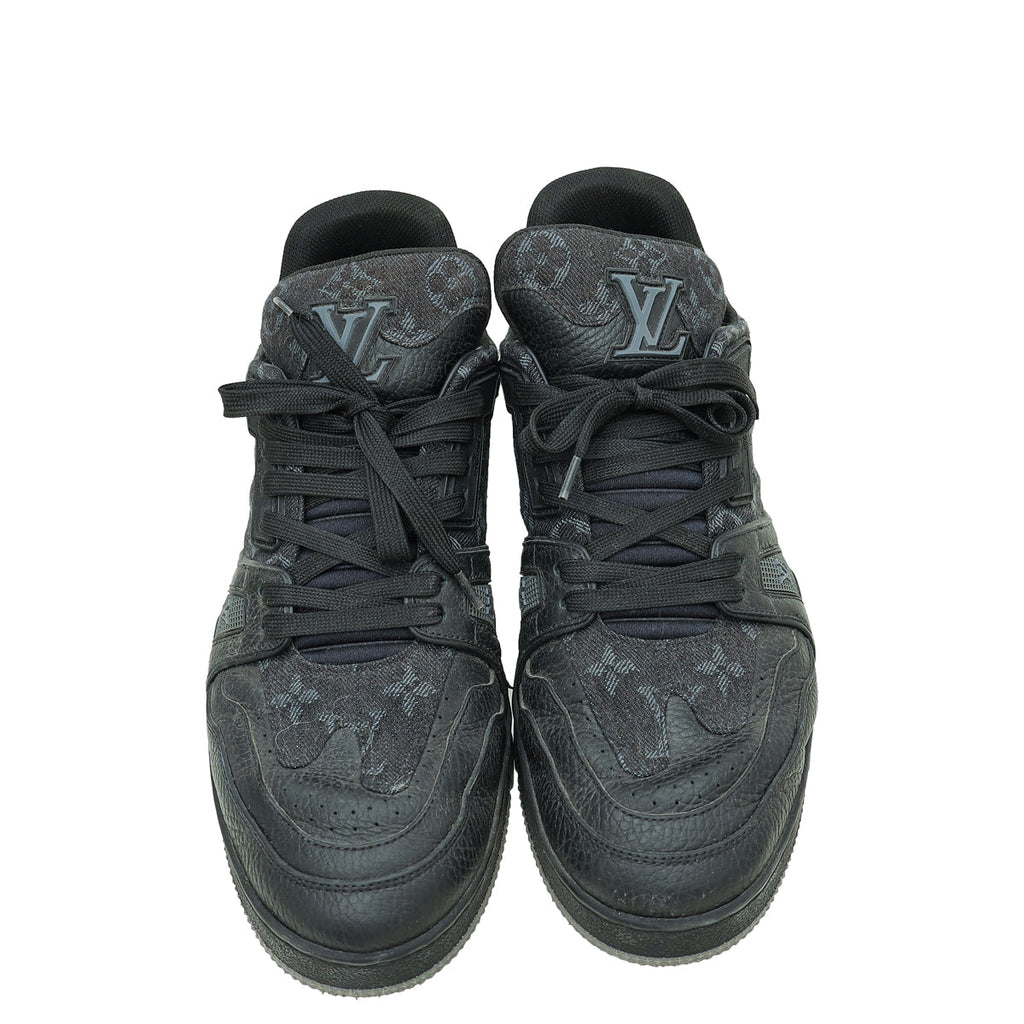 Louis Vuitton Black x Nigo Trainer Sneakers 8