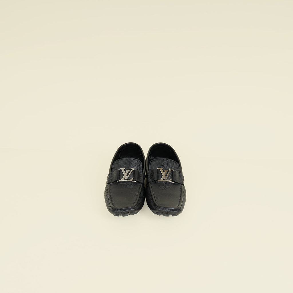 Louis Vuitton Black Monte Carlo Moccasins Men's Loafer 8